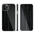 thumbnail image 3 of DesignSkinz Black Wood Texture Full-Body Skin Decal Wrap Cover for iPhone 15, 3 of 9