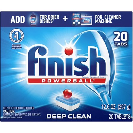Finish All in 1 Powerball Fresh  20ct  Dishwasher Detergent Tablets
