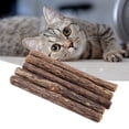 thumbnail image 2 of Cat Snacks Stick, 5.9x2.4x0.8 Natural Matatabi Chew Catnip Stick Cat Chewing Stick, For Home Outdoor Cat Pets, 2 of 7