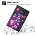 thumbnail image 6 of Dteck Folio Case for Samsung Galaxy Tab A7 10.4" 2020 SM-T500 T505, Slim Fit PU Leather Multi-angle Viewing Stand Shockproof Case Built-in Card Slots Cover,38# Pink Butterfly, 6 of 7