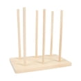 thumbnail image 2 of Elodie Wooden Ribbon Organizer Ribbon Rack Storage for Crocheting Sewing Craft Room M, 2 of 8