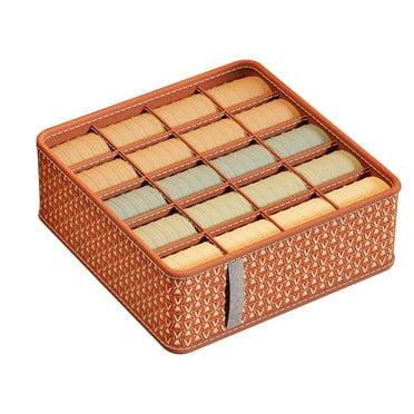 PRETXORVE Drawer Organizer for Clothing Sock Underwear Drawer Organizer Bins Foldable Fabric Closet Organizers and Storage Dresser