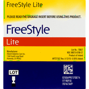 FreeStyle Lite Blood Glucose Test Strips, 100 Ct