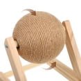 thumbnail image 4 of Juguete rascador para gatos, divertido juguete de bola rascadora de sisal, globo rascador, juguete para gatos, 4 of 4