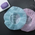 thumbnail image 3 of Waterproof Bathing Cap Cartoon PVC Comfortable Wear Thicken Shower Cap for Bathroom, 3 of 8