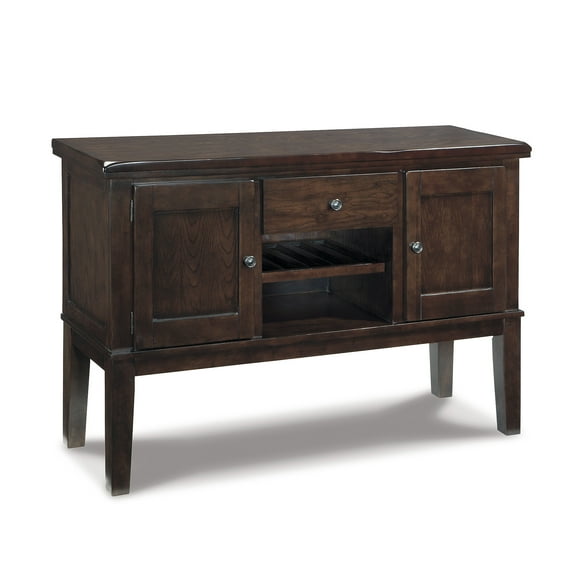 Signature Design by Ashley Casual Haddigan Dining Server Dark Brown
