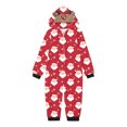 thumbnail image 2 of Odeerbi Christmas Onesie Pajamas for Family Holiday Sleep Jumpsuit Long Sleeve Family Christmas Pajamas Matching Sets Toddler Printed Two-piece Sleepwear Xmas Family Matching PJs Set Red, 2 of 4