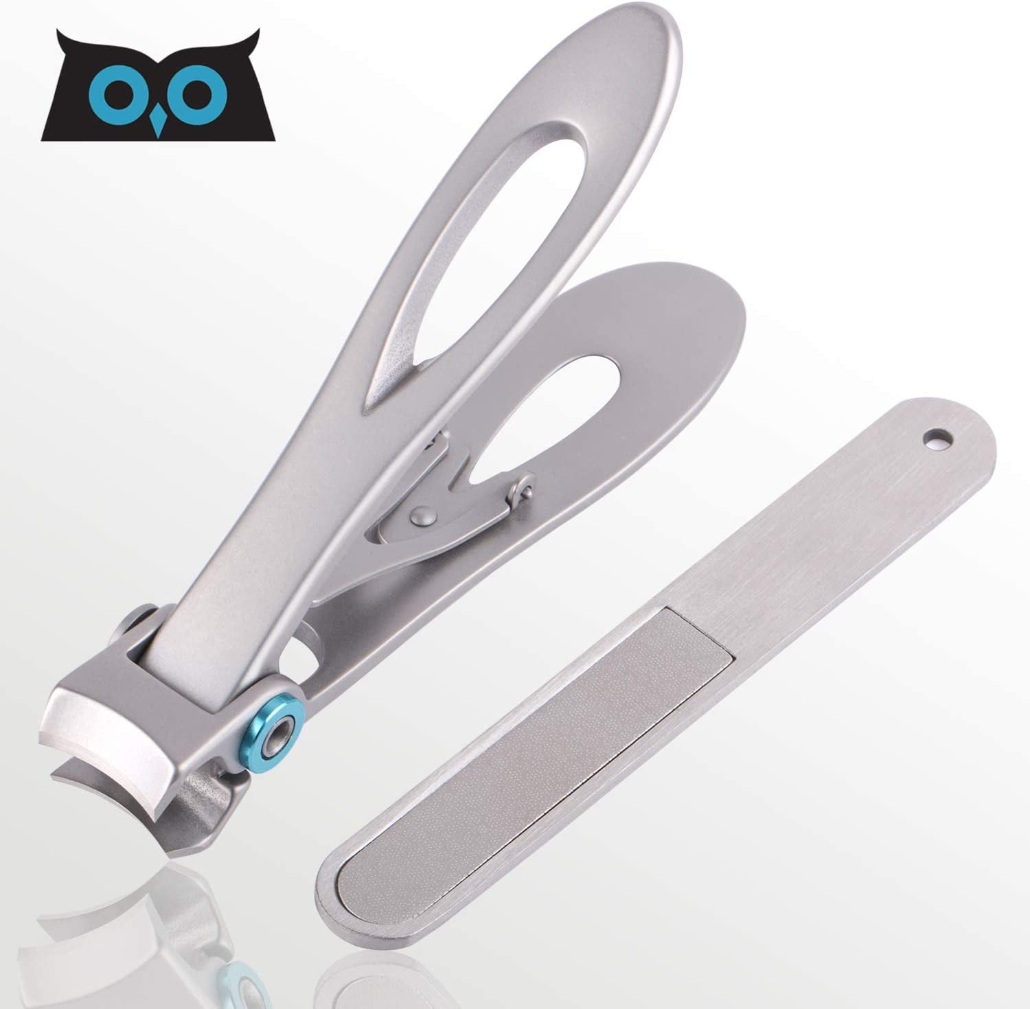 Nail Clippers for Thick Nails 15mm Wide Jaw Opening Extra Large Clippers  Cutter with Nail File Heavy Duty for Ingrown Toenails