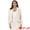 Beige, variant on Women's Notched Lapel Open Front Fleece Cropped Coat M Royal Blue