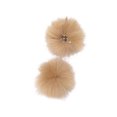 thumbnail image 3 of Bewildely Bolas de pelo Pompones Sombreros Accesorios de punto Decoraciones hechas a mano Ropa Artesanía caqui Bewildely HA059883-07, 3 of 6