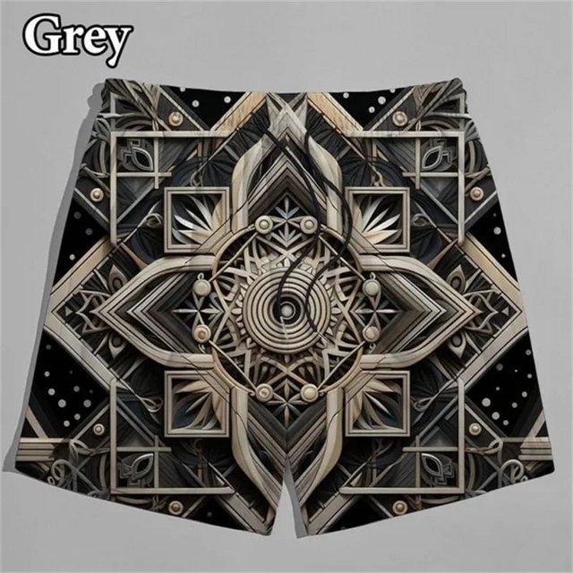 Machine Graphic Shorts Men Summer Beach Shorts 3D Printed Forward Board Trunks Swimsuit Homme 2024 Summer Homme Running Shorts