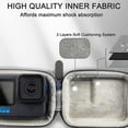 thumbnail image 4 of Étui de Transport à Tissage Gris pour GoPro Hero 11/10/9/8/7/(2018)/6/5 Noir, Coque Rigide, 4 of 5