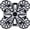 Silver & Black Lacquer, variant on 15 inch Performance Black & Red Lacquer Hubcaps Universal Wheel covers for 15" Standard Steel Wheels [Only Fit Iron Hub - Steel Wheel](Set of 4)