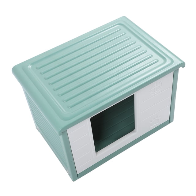 Maison pour Animaux Multifonction, Résistance aux Intempéries, Toit Plat, Imperméable, Respirante, pour Chats, 4 Saisons