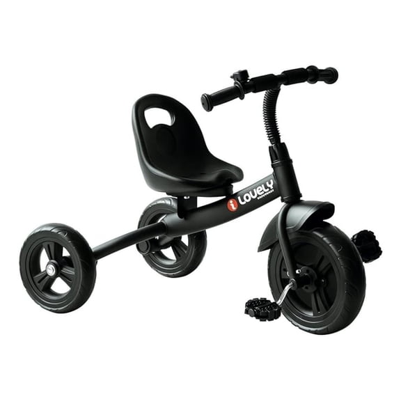 Toddler Tricycle, Kids Trike, 3-Wheel Bike for Toddlers 2-5 Years, Recreation Baby Tricycle for Boys and Girls with Indoor Outdoor, Black