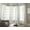 White, variant on Lanco Katie Sheer Window Curtain Panel with Grommet Top, White, 37 x 84" (Set of 4)