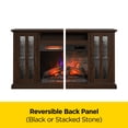 thumbnail image 6 of duraflame® Electric Fireplace TV Stand, Farmhouse Media Mantel with Storage, Stromburg Oak, 6 of 25