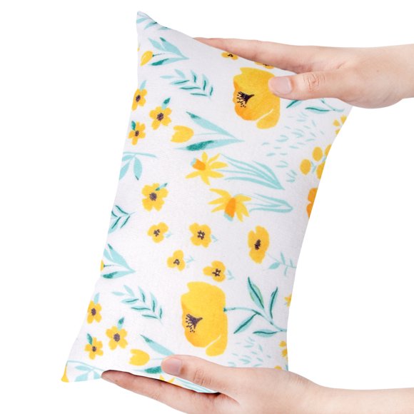 Aihimol Small Pillow for Kids Removable Washable Printed Mini Pillows Pillow Neck Back and Lumbar Pillow for Airplane and Car Travel