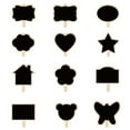 thumbnail image 2 of 20 Pcs Chalkboard Signs with Wooden Clip,Mini Chalkboard Signs for Food,Memo,Note Taking,Label Signs,Party,Food Labels for Party Buffet, 2 of 6