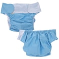 thumbnail image 4 of OULII Adult Diaper Covers 2Pack Reusable Washable Incontinence Pants Sky Blue Waterproof Breathable, 4 of 7