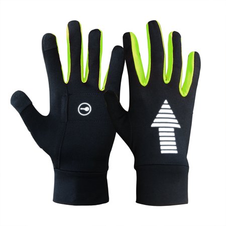 Evridwear Running Cycling Driving Outdoor Indoor Thermal Warm Lightweight Touchscreen Gloves for Men