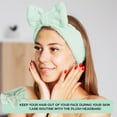 thumbnail image 3 of Bella Ciao 3-in-1 Facial Care Set | Makeup Removal Pad, Plush Headband, Dual Function Face Brush: Exfoliation & Cleansing | Skincare Set for Makeup Removal & Facial Cleansing…, 3 of 7