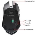 thumbnail image 3 of Mouse Gamer Inalambrico VEGCOO C9 Recargable 2400 DPI 7 Botones Luces LED, 3 of 5