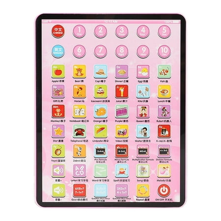 XIANXIAN Learning Tablet with ABC/Words/Numbers/Games/Music Interactive Educational Electronic Learning Pad toysPreschool Children toys toddler Gifts for Boys and Girls