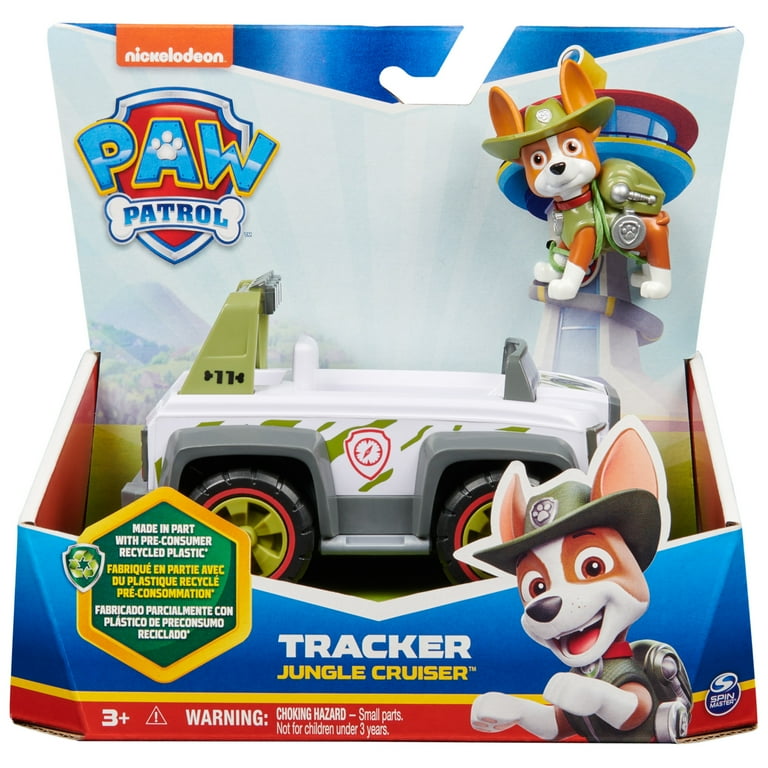 PAW Patrol, Tracker's Jungle Cruiser Vehicle with Figure