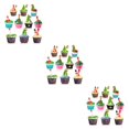 thumbnail image 1 of Thinsony 10pcs Fork Cake Dessert Bento Set Strawberry Pear Forks Animal Cartoon Snowman Santa Claus Sticker Toothpick 3Set, 1 of 6