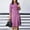 Purple, variant on MORTTIC Women's Elegant Criss Cross V-Neck A-Line Dress with Waist Belt Ruched Hem Office Casual Chic White S