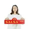 thumbnail image 3 of Salsa Plastic Street Sign - 6 Inch X 18 Inch Gift Dance Music Latin Food Party Fun Festive Decor Culture Performance Spicy, 3 of 4