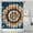 Orange Blue Tie, variant on Colorful Tie Dye Mandala Pattern Shower Curtain 84"x72" ,Bathroom Decorative Shower Curtains Set with 12 Hooks,Modern Waterproof Washable Shower Curtain