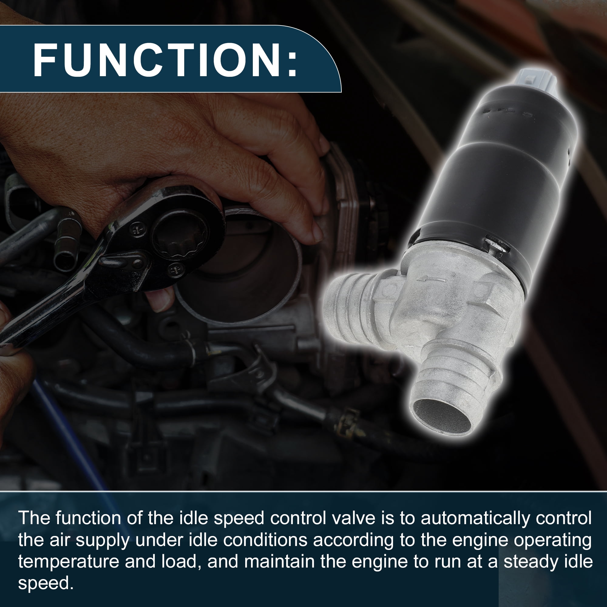 Car Idle Air Control Valve for BMW 528e 1987-1988 for BMW 535i 1985-1993 Replace No.13411286065 IACV Idle Valve Idle Air Control Valve