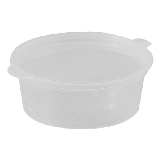 Wosthever 50 piezas para el hogar, restaurante, panadería, barbacoa, cuenco de un solo , caja de salsa vegetal para alimentos, tarro para Almacenamiento y organización del hogar 100ML