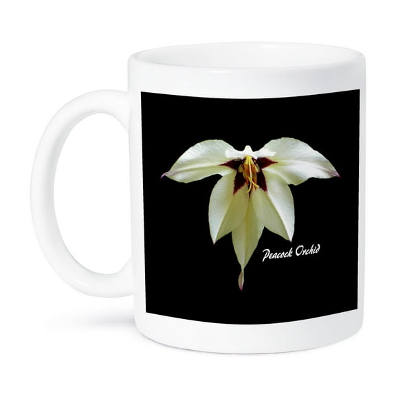 3dRose, Peacock Orchid - Photography Flowers, 15oz Mug
