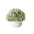 thumbnail image 2 of TanSiDing 5pcs Artificial Potted Plants for Home Decor, Realistic Plastic Greenery, Low Maintenance Desktop Office Windowsill Decoration, 2 of 6