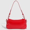 thumbnail image 2 of Bolso Hombro Pequeño Monedero Con Lazo Lindo Mano Cuero PU para Mujer () Rojo, 2 of 8