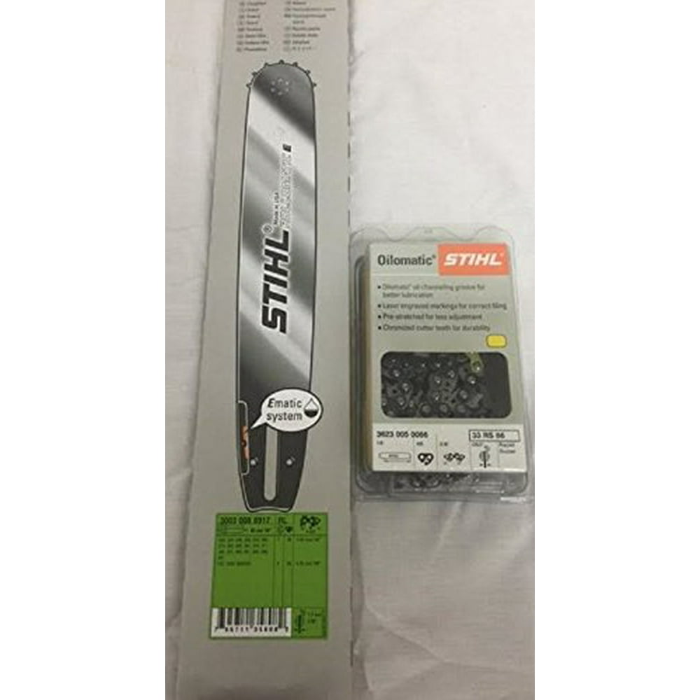 STIHL 18`` BAR AND CHAIN COMBO MS311 MS391 MS362 30030088917 3623005