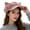 Pink, variant on Stylish Beret Hat with Cat Ear Design Japanese Solid Color Cute Eight Cap for Fashion Daily Wear Leopard Women Large One Size