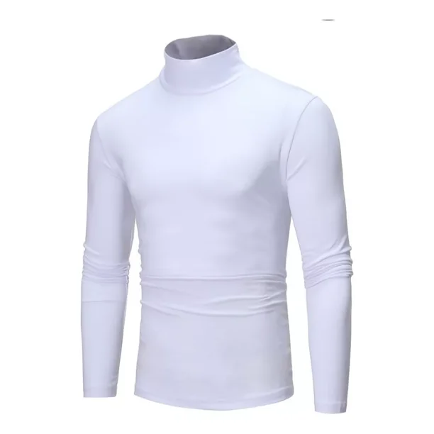 Playera Slim Fit Hombre Caballero Cuello Tortuga Camisa 3pcs