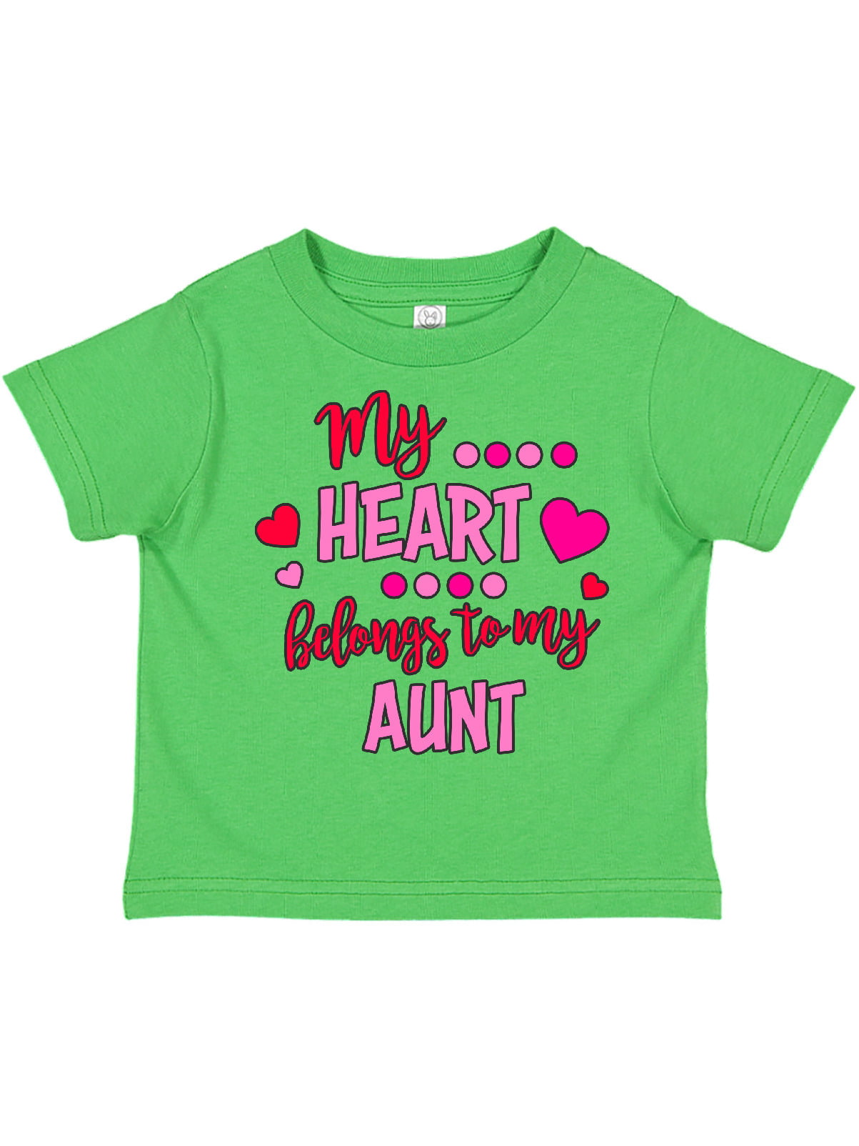 inktastic I Heart My Aunt Toddler T-Shirt 