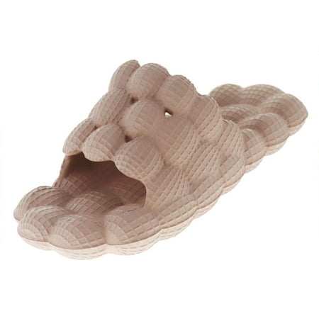 

LAVRA Womens Massage Bubble Slides Non Slip Spa Slippers Cushion Pillow Sandals