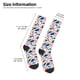 thumbnail image 2 of Fotbe Cute Sea Animals Calcetas Divertidas Estampadas para Hombre y Mujer, Calcetas de Algodón hasta la Rodilla para Caminar, Correr, Enfermería y Embarazo, 2 of 6