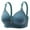 Blue, variant on DuoJiaJ Women's Breathable No Steel Ring Adjustable Bra With Thin Breasts Mother Plus And Enlarged Bra Underwear Push Up Bras Beige