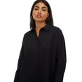 thumbnail image 3 of Dorothy Perkins - Vestido Camisero de Popelina para Mujer (Negro), 3 of 3