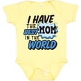 thumbnail image 3 of Inktastic I Have the Best Mom in the World with Speech Bubble Boys Baby Bodysuit, 3 of 5