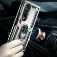 thumbnail image 5 of Dteck Case for Samsung Galaxy Z Fold 4 5G,Shockproof Rugged Kickstand Case Ring Holder Lighweight Cover for Galaxy Z Fold 4 (2022),Silver, 5 of 8