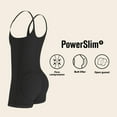 thumbnail image 4 of Women's Leonisa 018678N PowerSlim Open Bust Boyshort Body Shaper (Black XL), 4 of 8