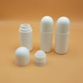 thumbnail image 3 of 48 pcs  50ML Plastic Roller Bottles for Essential Oils Empty Refillable Roll on Bottles Reusable Leak-Proof DIY Deodorant Containers with Plastic Roller Ball(White), 3 of 6